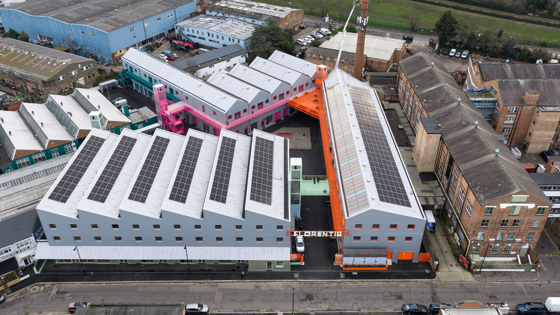 Florentia Village创意中心扩建项目丨英国伦敦丨Turner Works建筑工作室-3