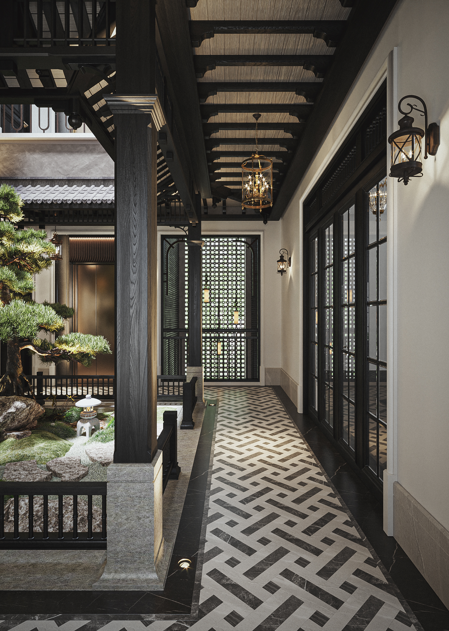 冥想室 CP 别墅丨越南河内丨MAhousing-10