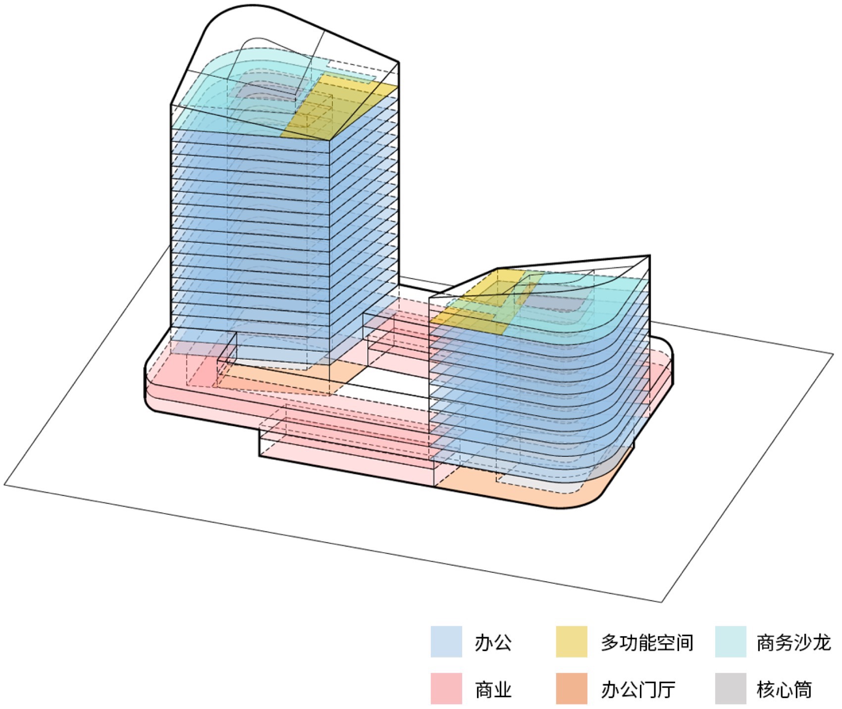 济南中央商务区金石中心丨中国济南丨盖博建筑设计事务所,中国建筑西南设计研究院有限公司-22