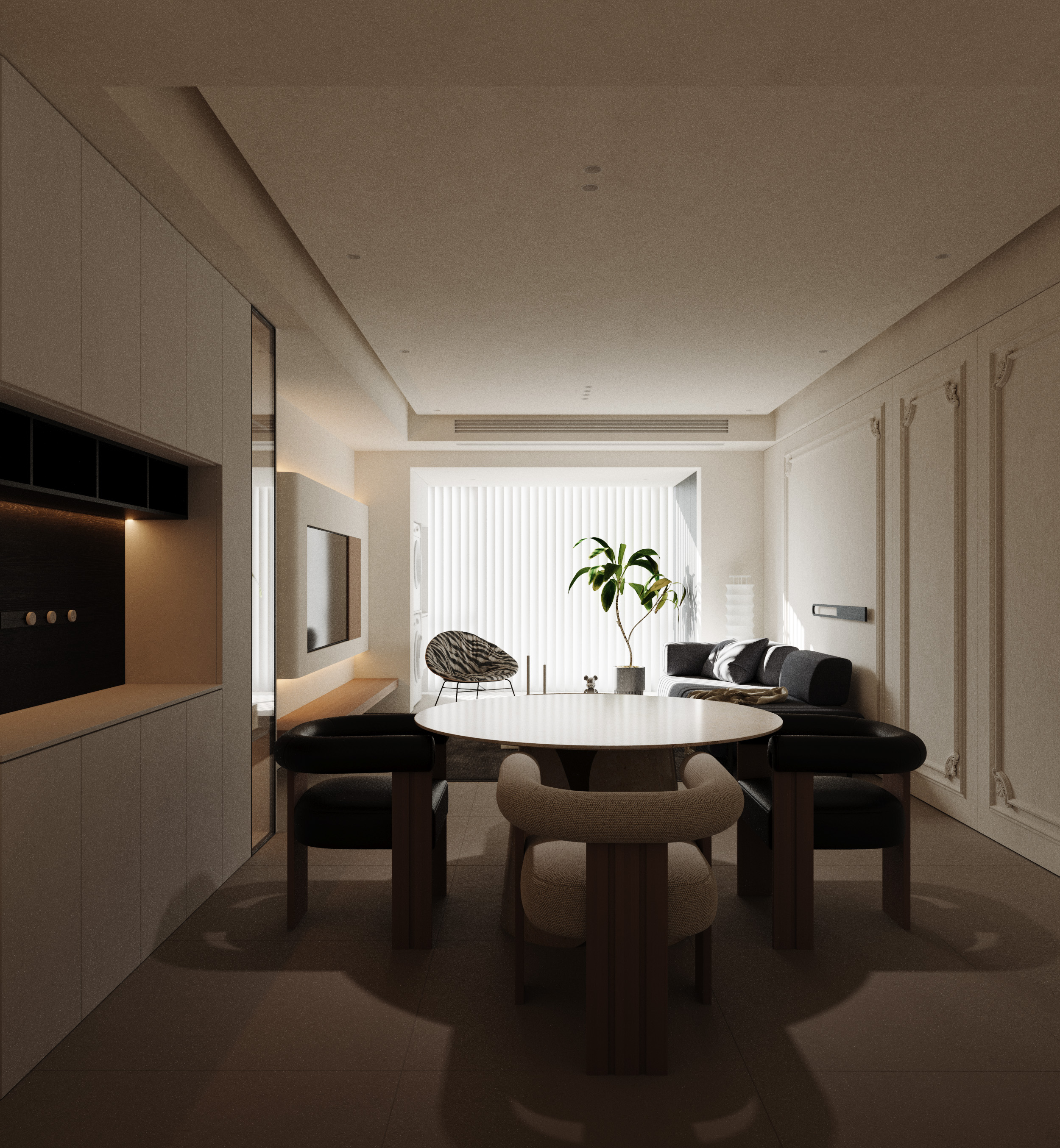 近期渲染  家装简约风-5