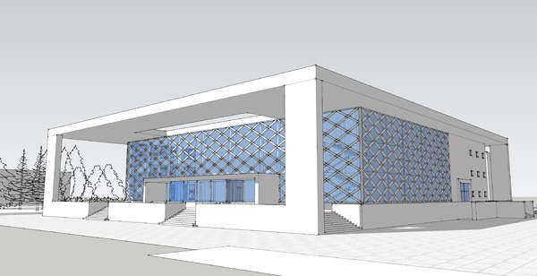 新西伯利亚阿卡德莫尔科“学院”文化宫建筑外壳设计竞赛项目丨俄罗斯新西伯利亚丨参赛团队众多,如Станислав Вергасов等-25