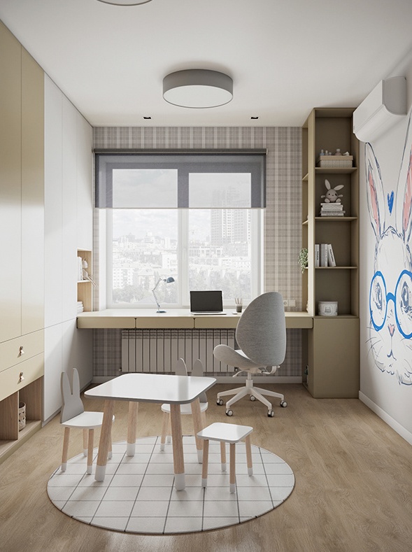 108㎡灰色系住宅设计-13