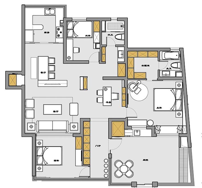 温暖旧房改造,打造灵动家居空间-0