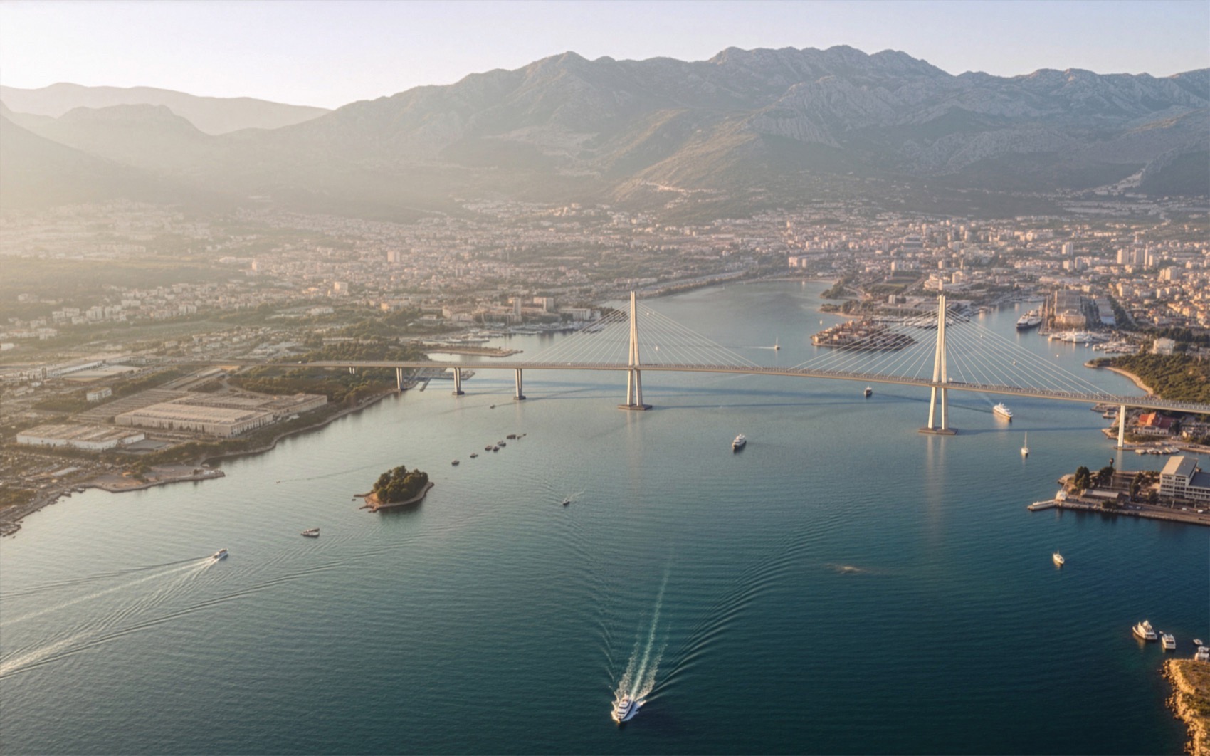 Kaštela湾大桥丨克罗地亚-13