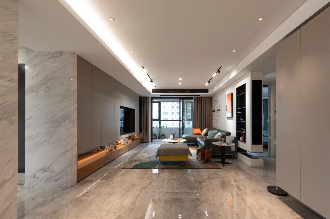 现代简约大平层，亲子共享空间设计-2