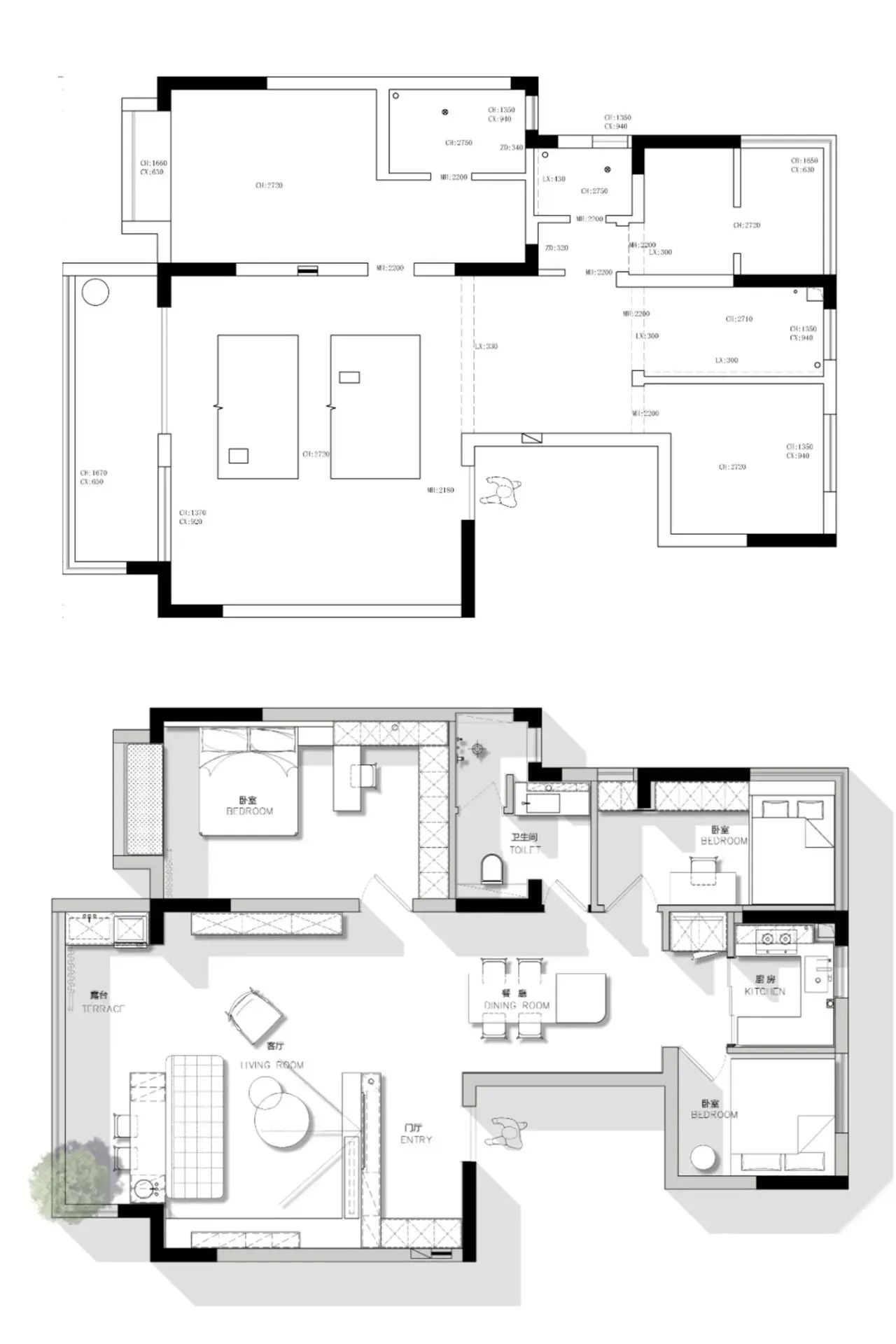 秩序 · 现代台式大平层设计丨中国合肥丨言殳设计-11