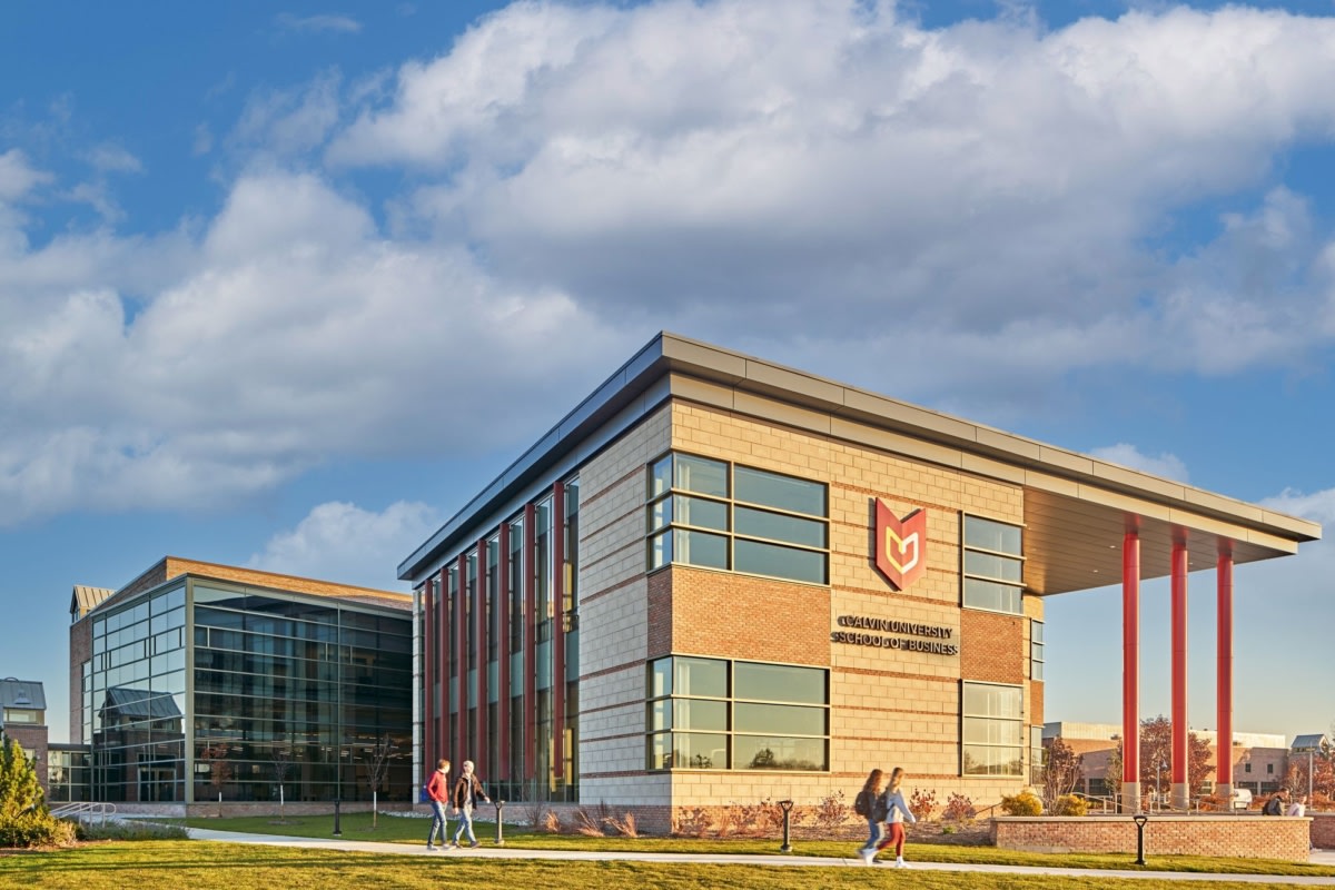 Calvin 大学商学院丨美国大急流城丨GMB Architecture + Engineering-8