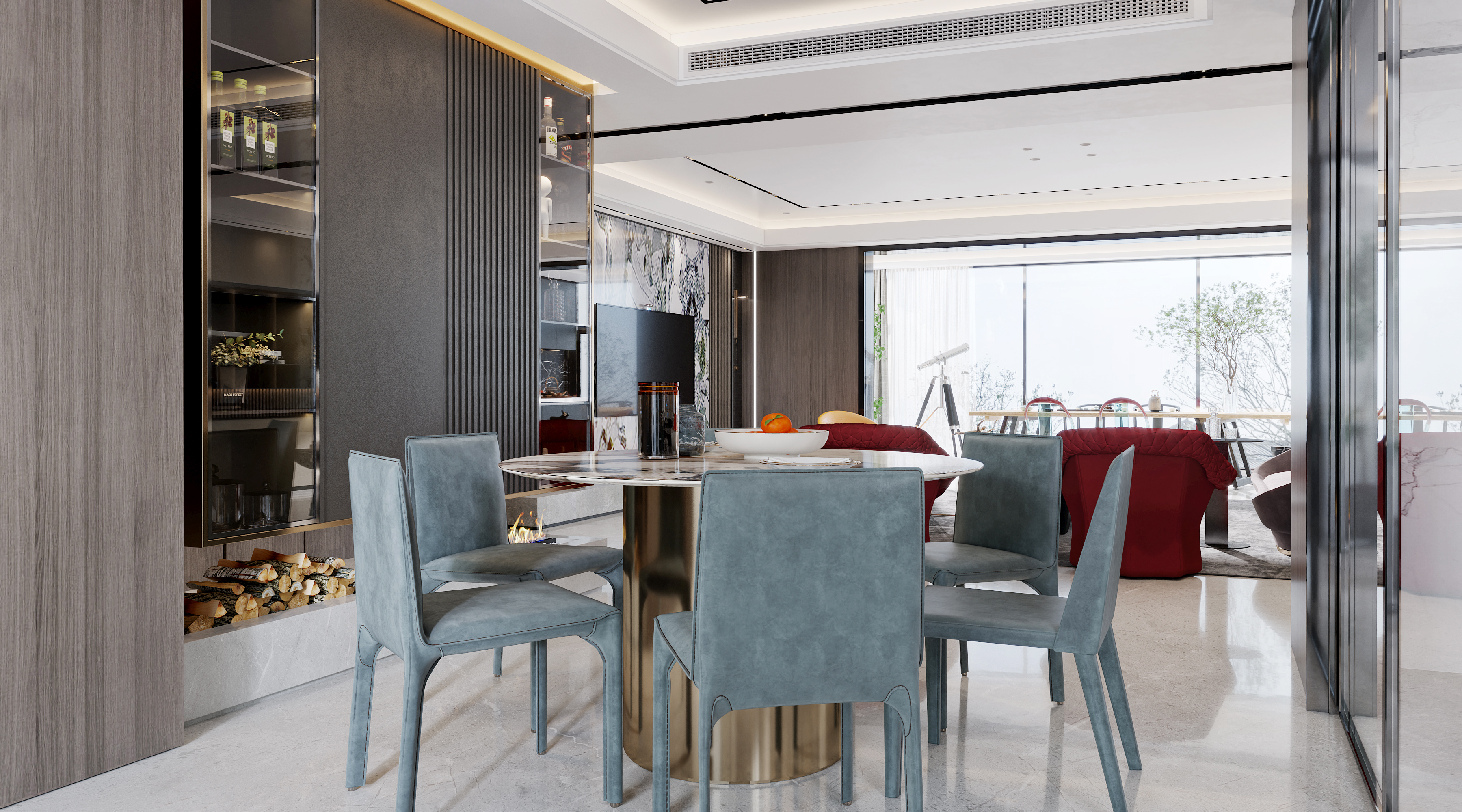 现代大平层 CR 满泽效果图-1