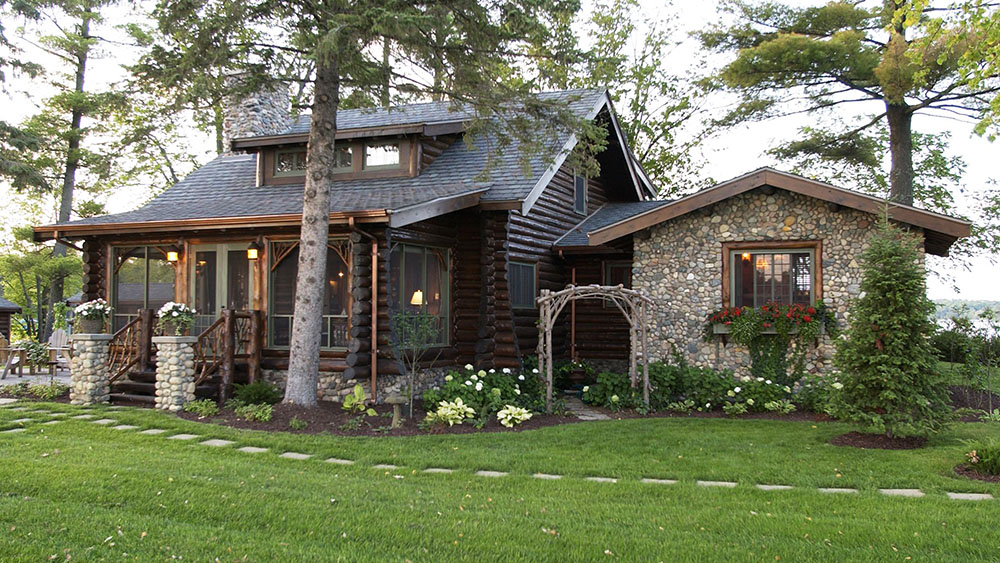 Красивый деревянный дом у озера | 11 фото дизайна-6