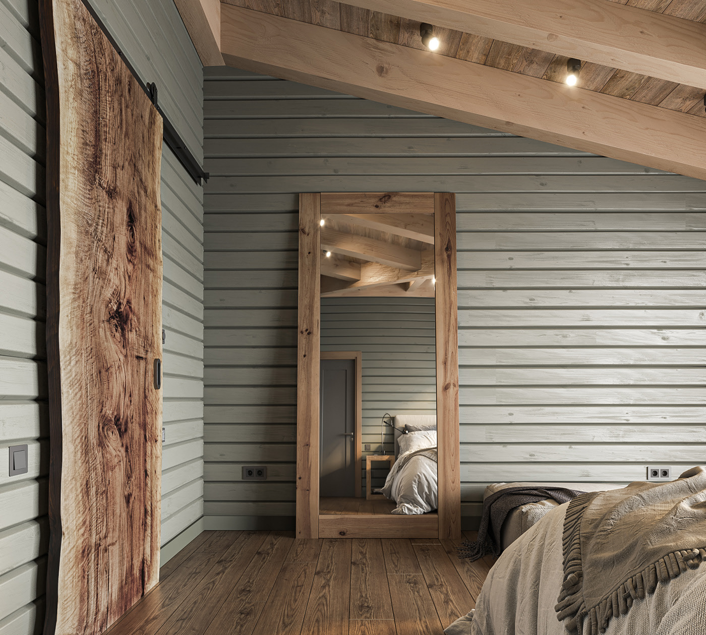 200平 木质简约别墅设计-20