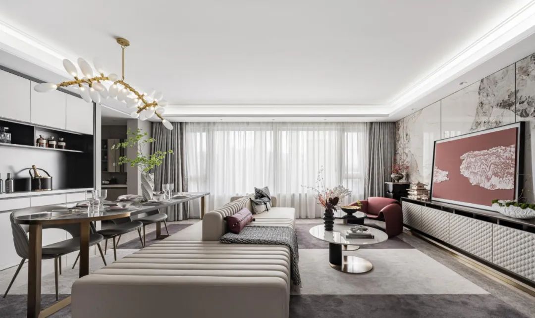 沈阳润樾府 115 户型样板房丨中国沈阳丨万景百年室内设计-7