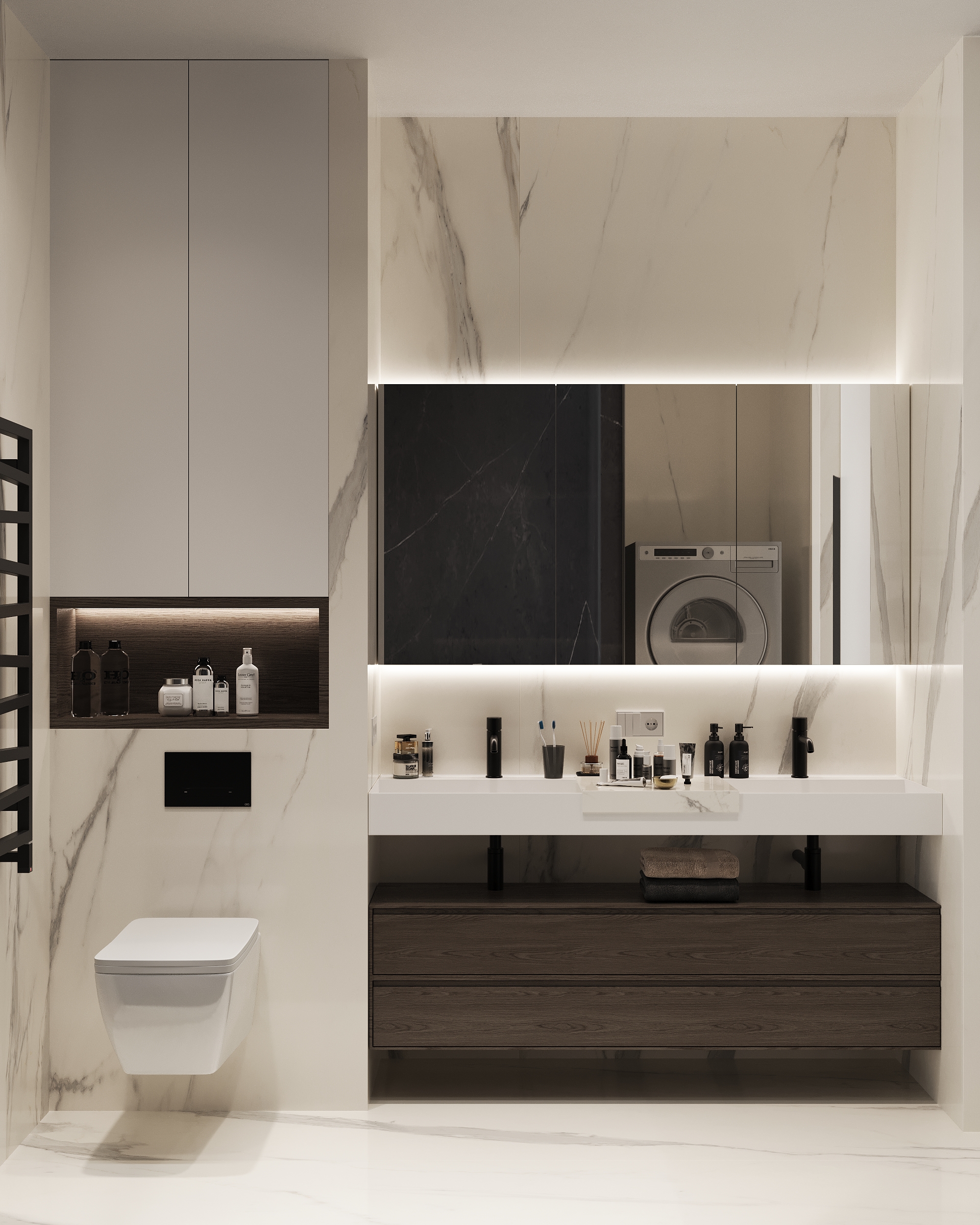 海蓝宝石公寓（因flat常见有公寓之意，结合AQUAMARINE（海蓝宝石）推测可能是公寓名称，具体需结合实际语境） 丨safonovinterior-32