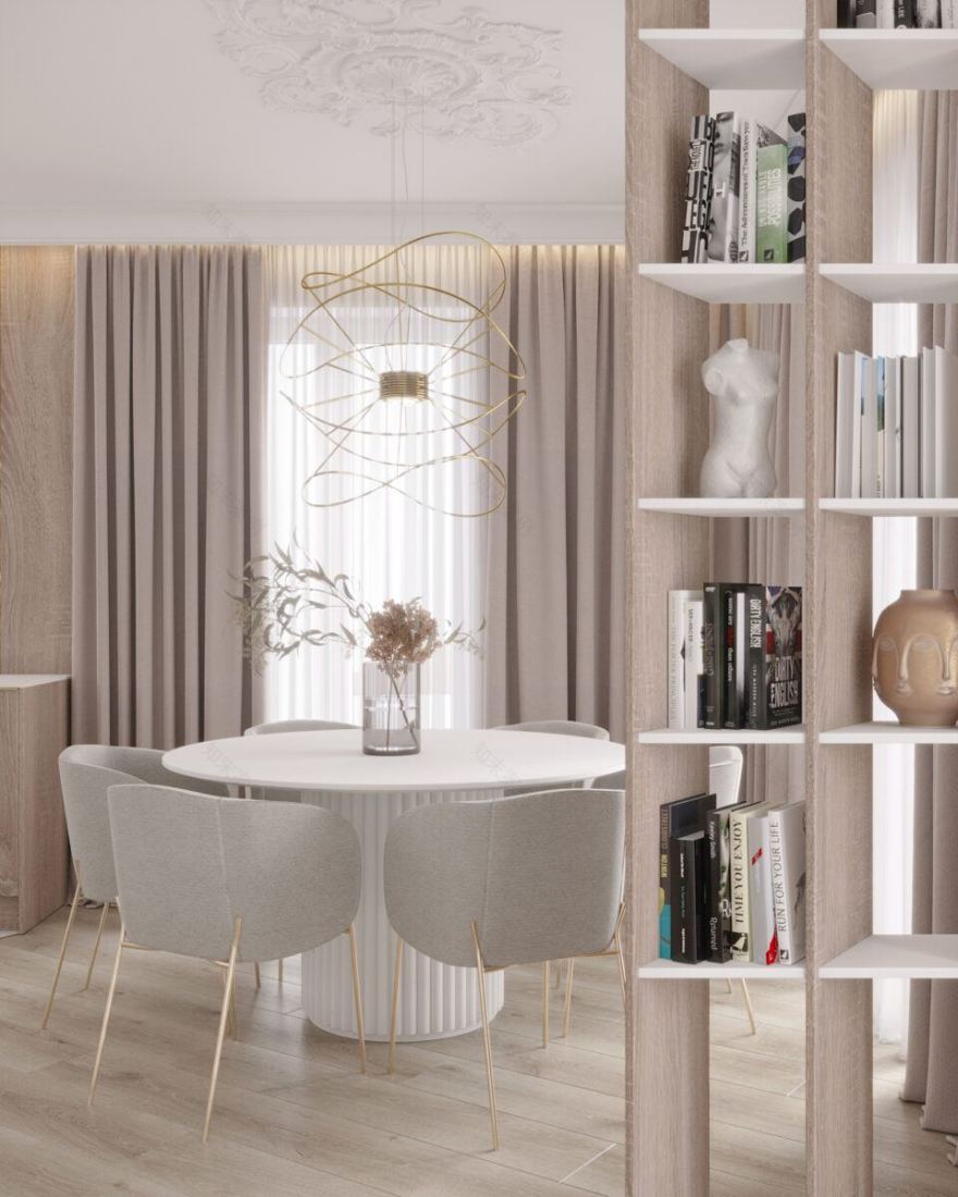 卡托维兹现代经典风格住宅室内布置丨波兰卡托维兹丨Nevi Studio-46
