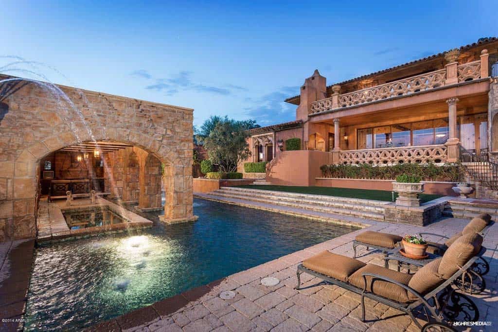 Medieval masterpiece: Italian-inspired gothic villa in Scottsdale-40