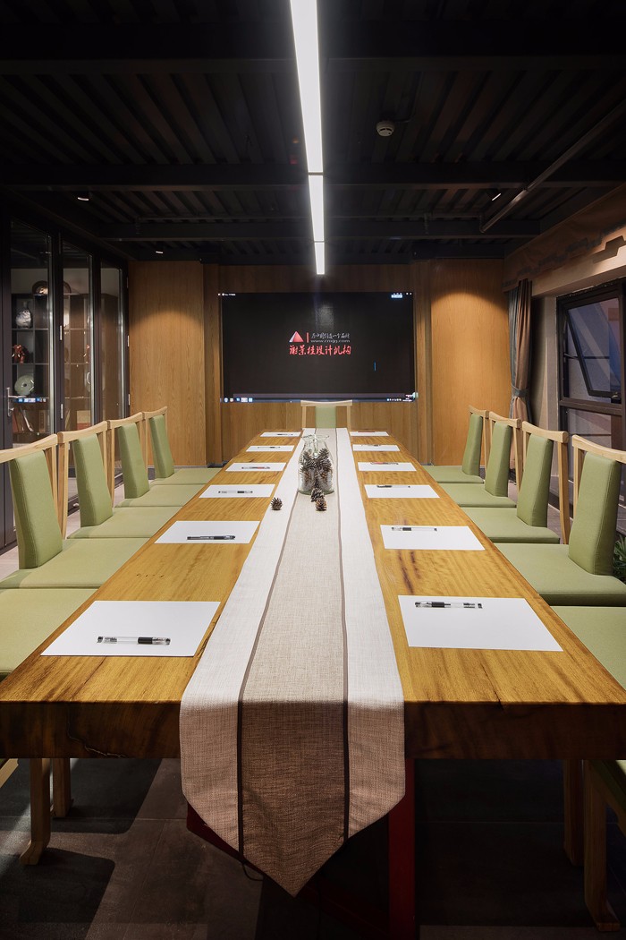 东莞万科中心二栋 201 现代中式办公室设计-10