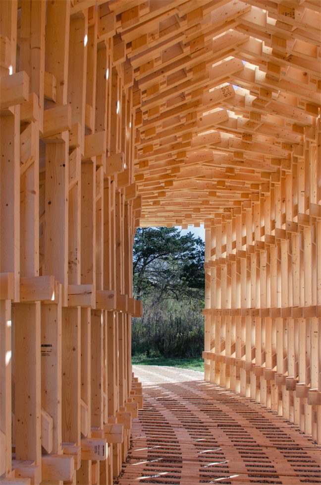 
工业机器人打造可持续发展和低碳建筑前景的木质艺术装置设计 - 戈者设计 | 戈者设计-3