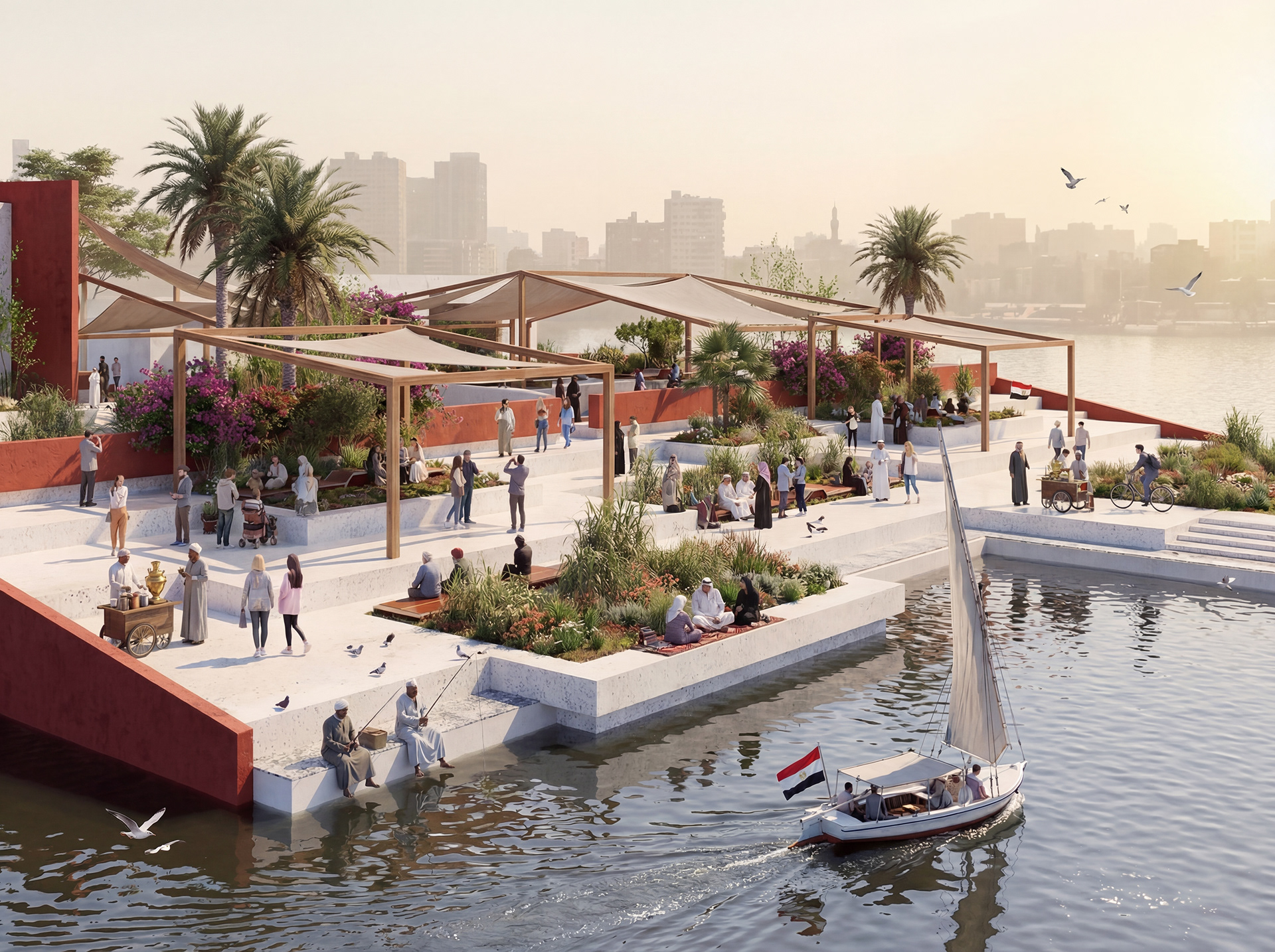 埃尔马尼亚勒城市设计丨开罗大学工程学院建筑系-22