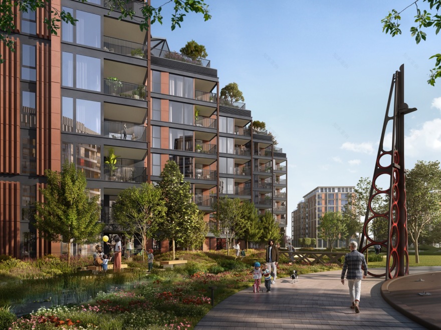 国王路公园方案丨英国伦敦丨Foster + Partners-15