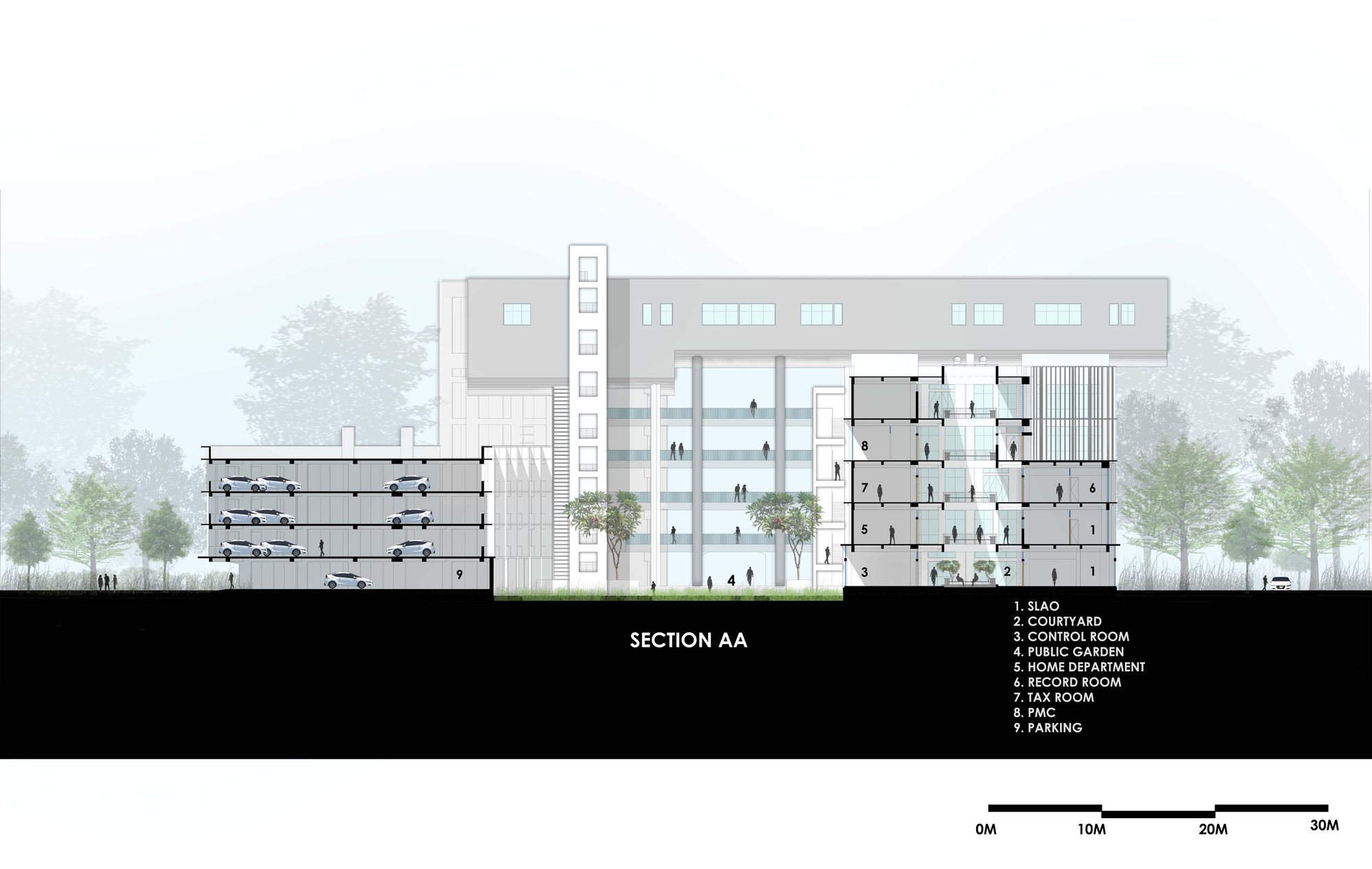 Collector 办公室，取代旧集群的新型办公  Sunil Patil And Associates-13