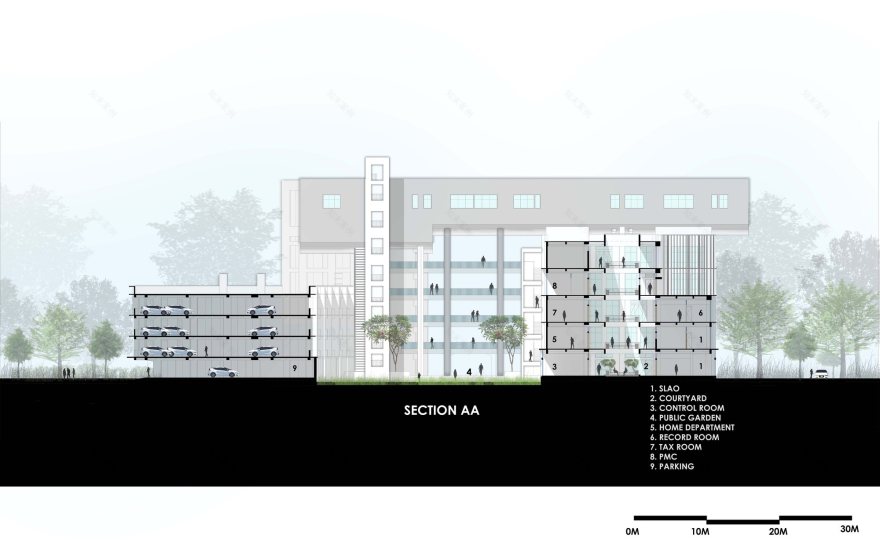 Collector 办公室,取代旧集群的新型办公 Sunil Patil And Associates-13