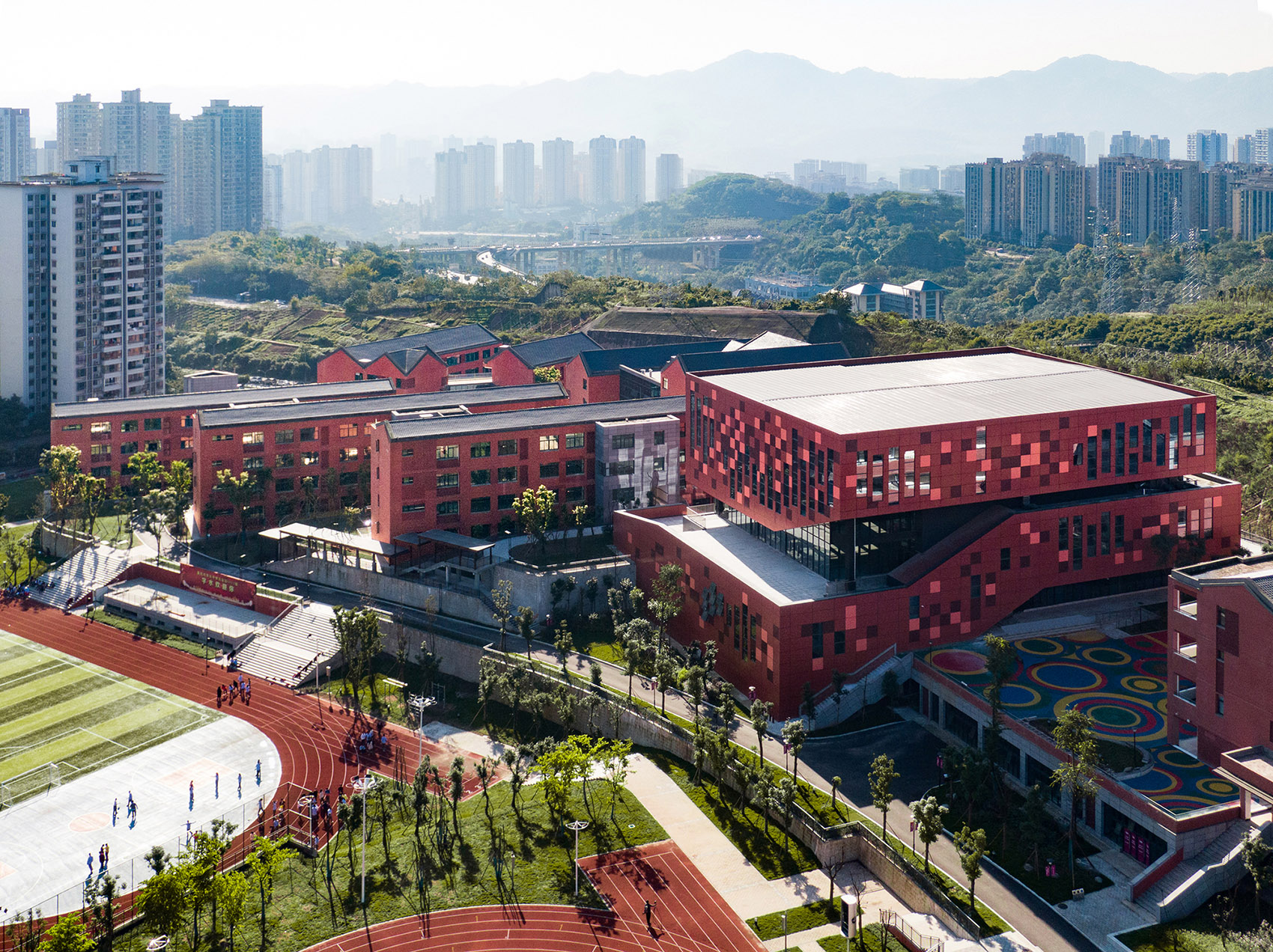 重庆石子山中小学综合体丨中国重庆丨STWD 十拓建筑规划设计事务所-10