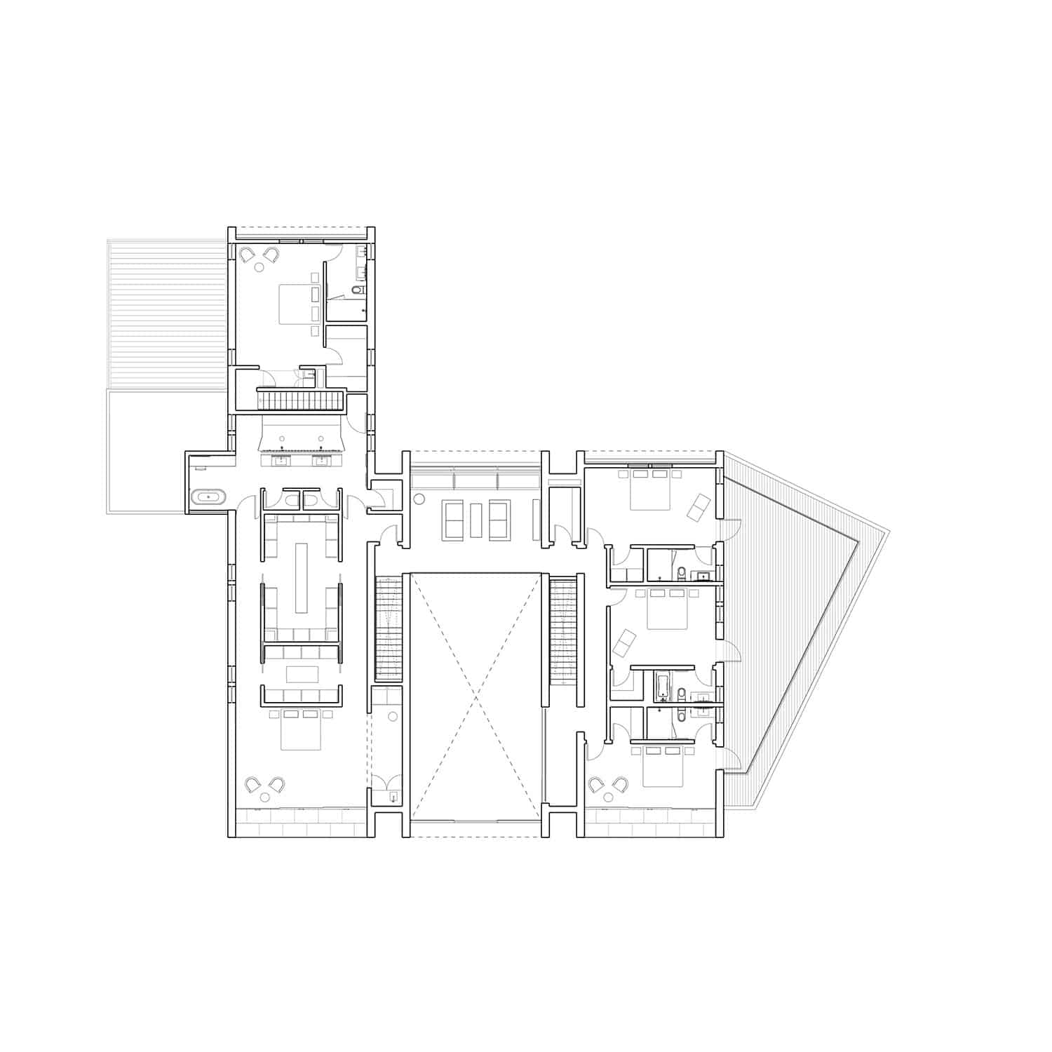 Fascinating minimalist home is cantilevered over the Los Angeles hills-50