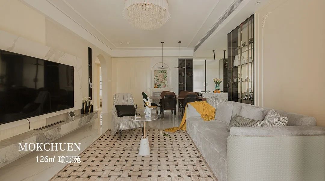 【莫川实景作品 | 厚德品园】断舍离+时代到来，极简奶油风格，化繁为简，更显设计功力-92