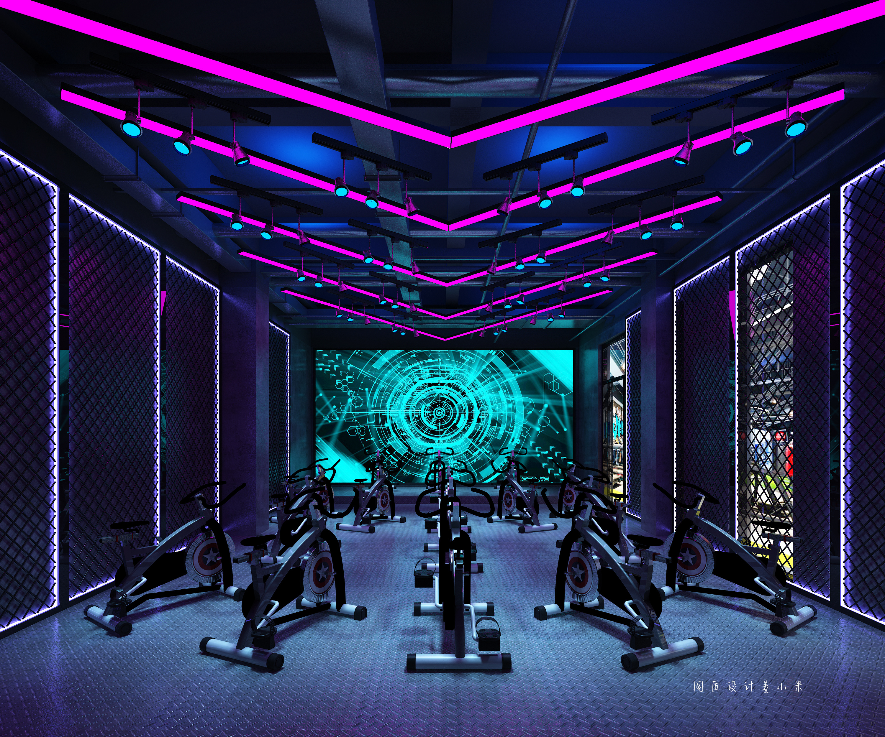 健身房设计：运动，给生活留白！-4