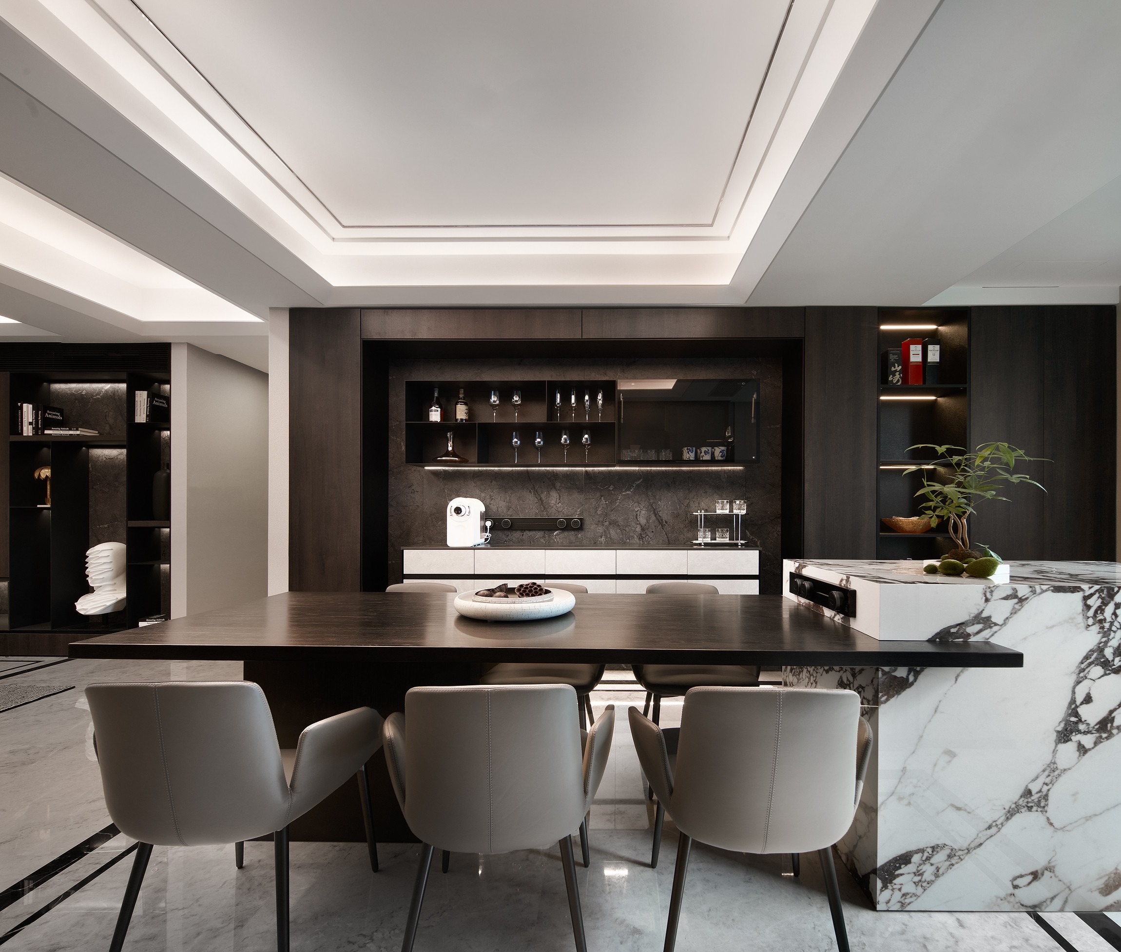 别样美学 · 杭州九龙仓天荟现代简约家居设计丨中国杭州丨朴森全案设计-25