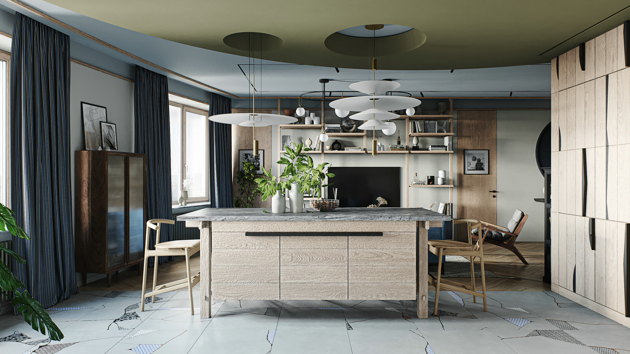 莫斯科 156㎡公寓设计丨俄罗斯莫斯科-7