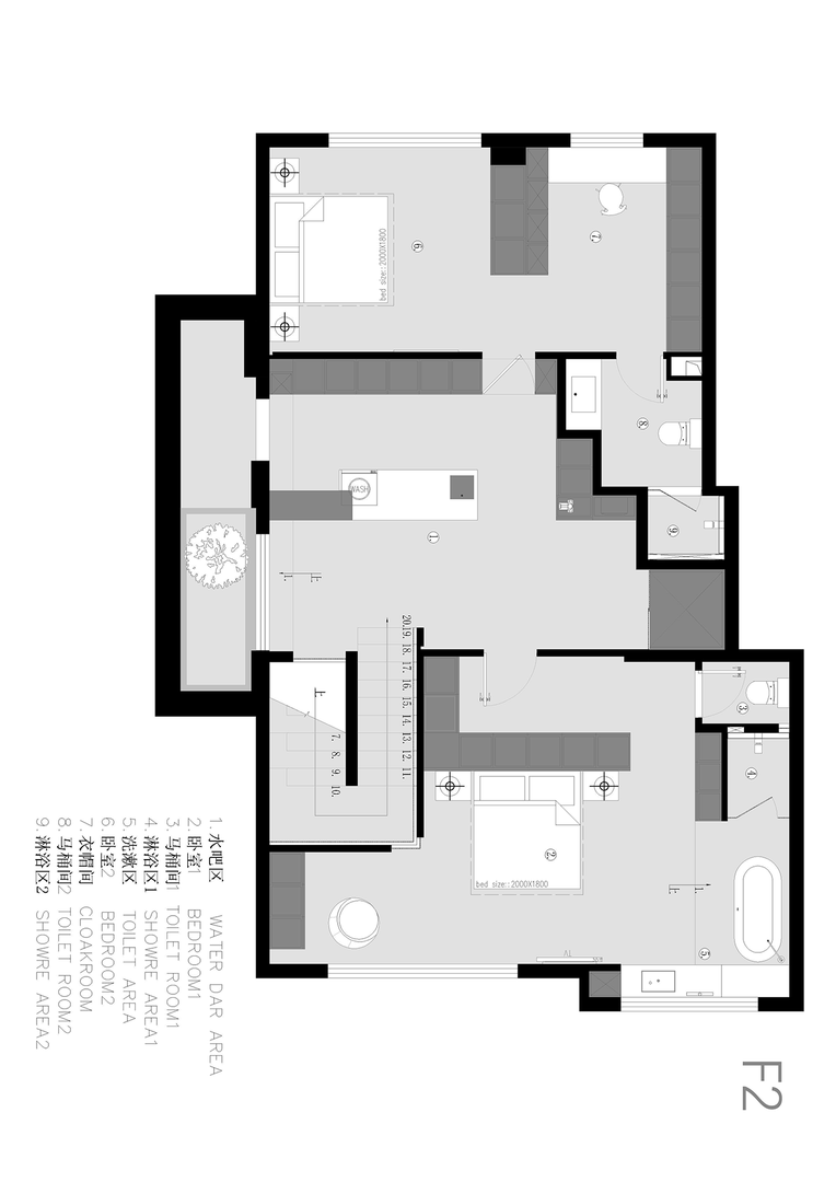 西派·方宅设计丨中国西安丨西安恩集建筑空间艺术有限公司-89