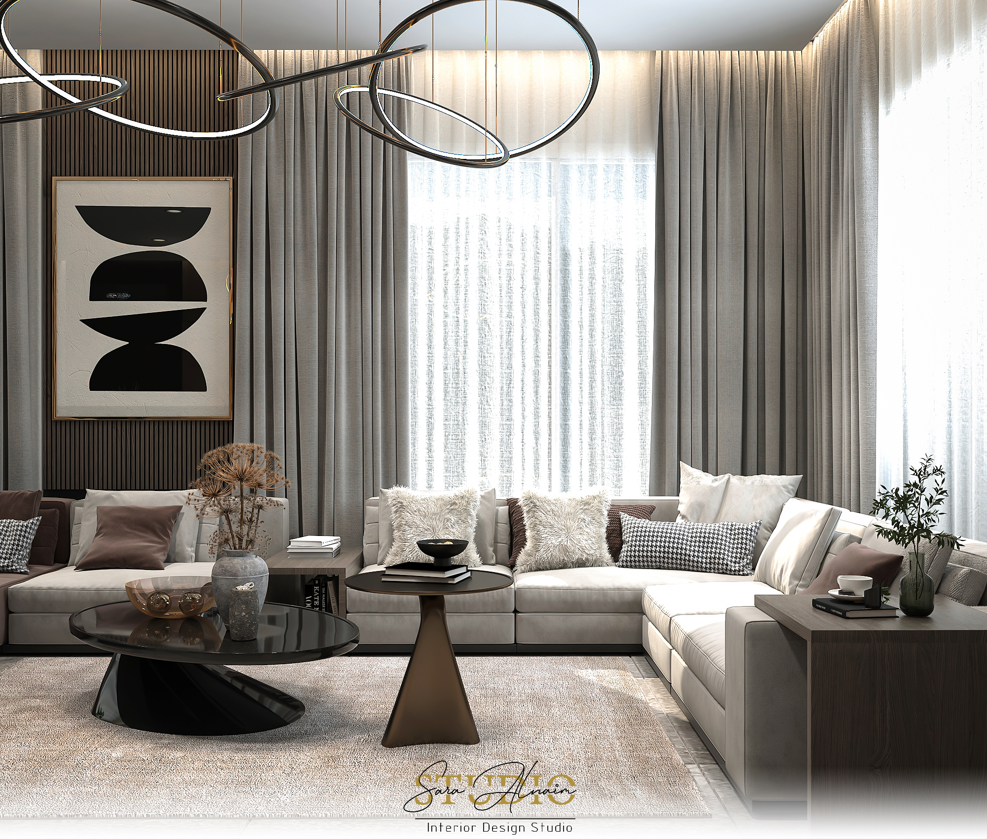 客厅·电视墙设计-4