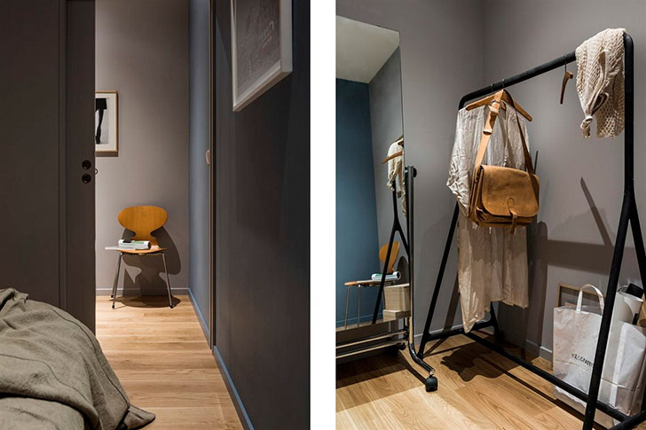 斯德哥尔摩 51 平米灰色 blue 公寓 | 独特色彩搭配营造温馨北欧风-14