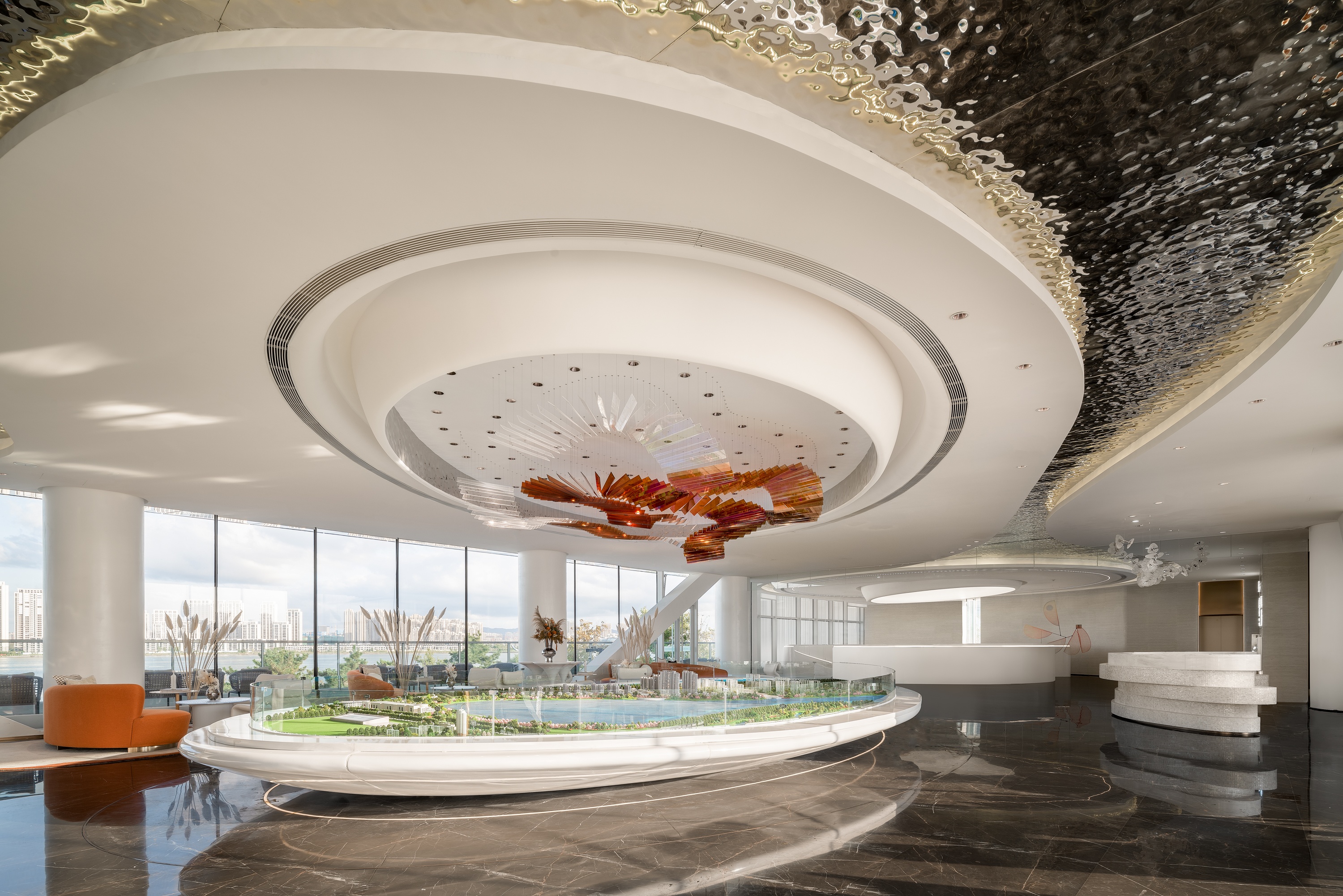 荣成自在澜湾销售中心丨中国山东丨元禾大千（软装）,天翊设计（硬装）-38