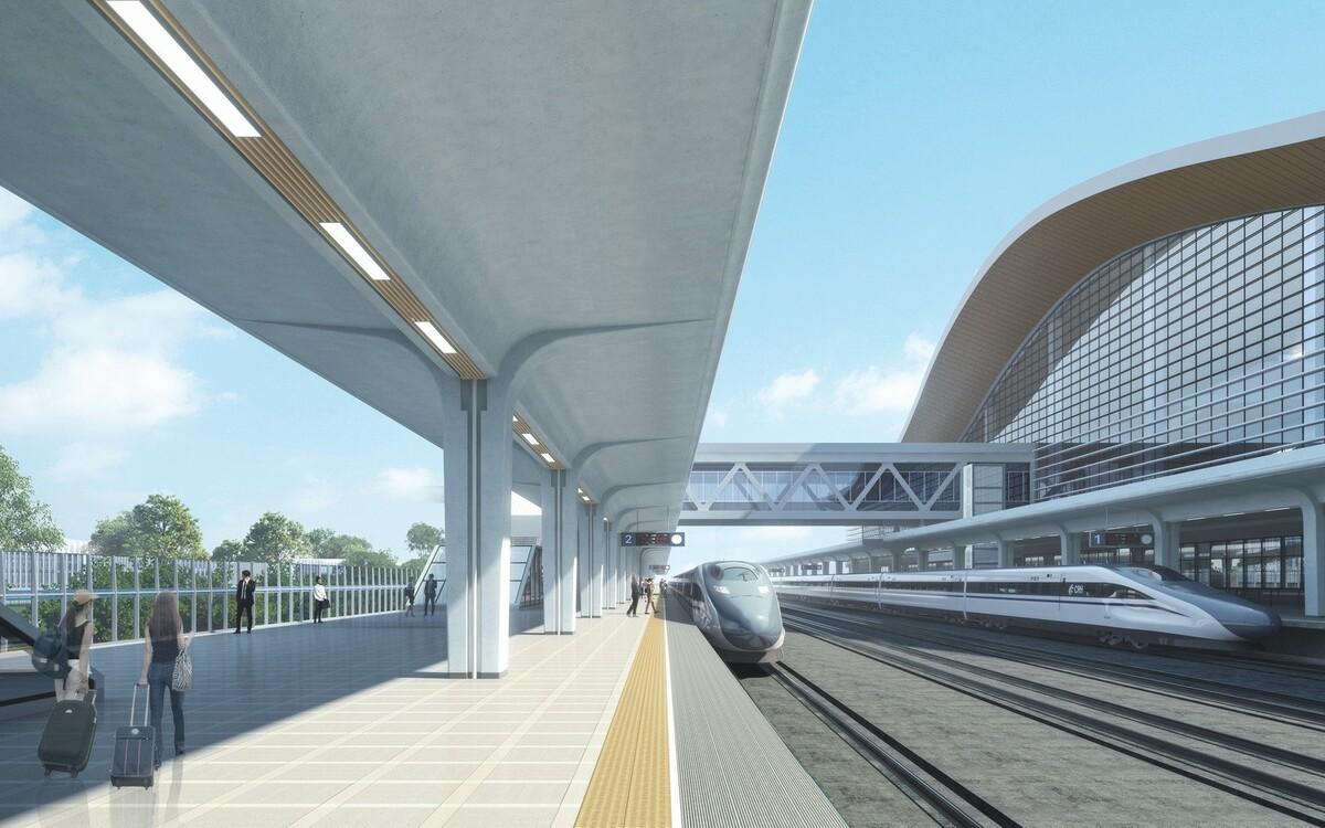 新建沪渝蓉高铁武宜段·汉川东站丨中国湖北丨中南建筑设计院股份有限公司-27