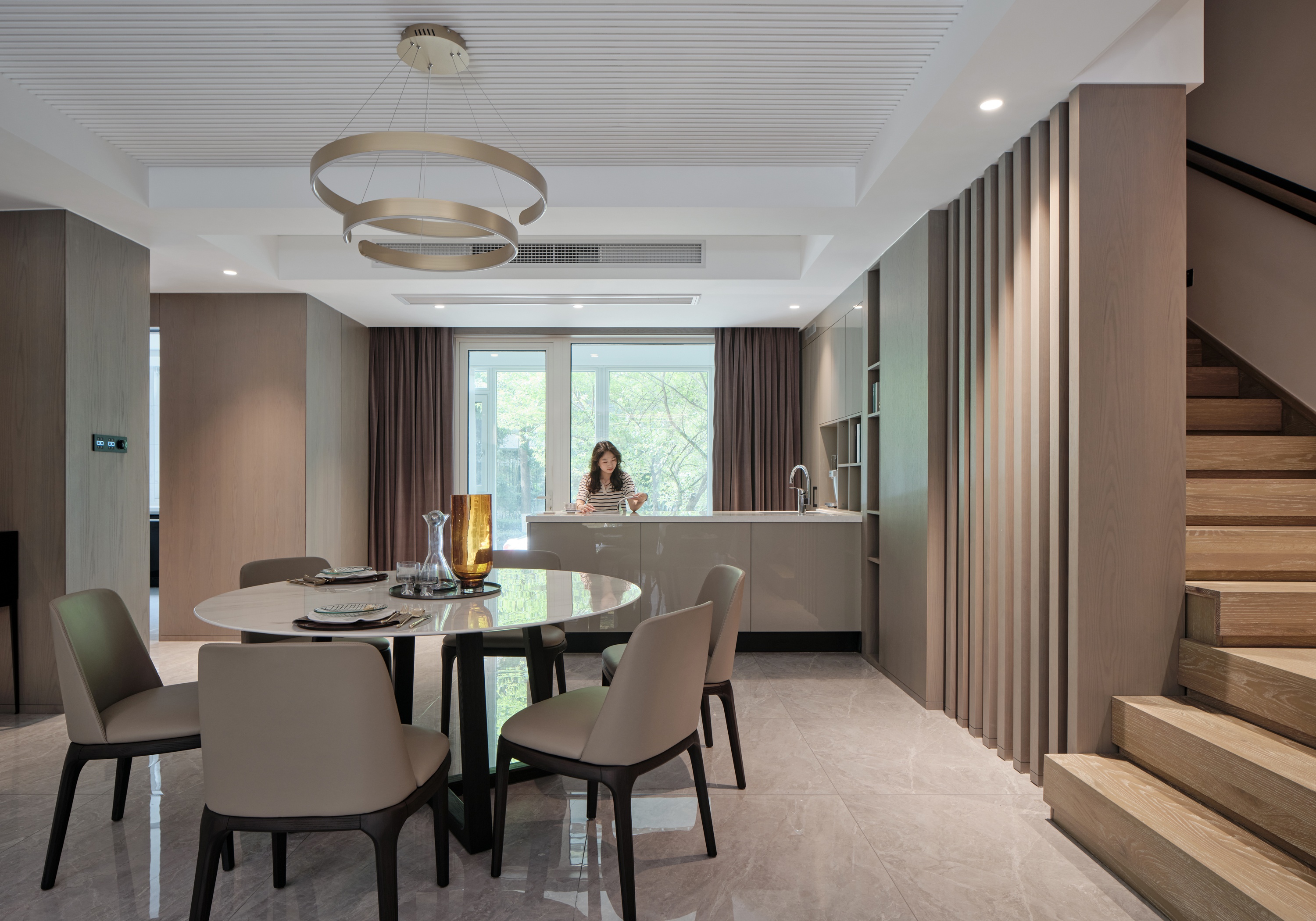 自然成诗 · 沈院室内设计工作室的 256㎡别墅诗意空间-28