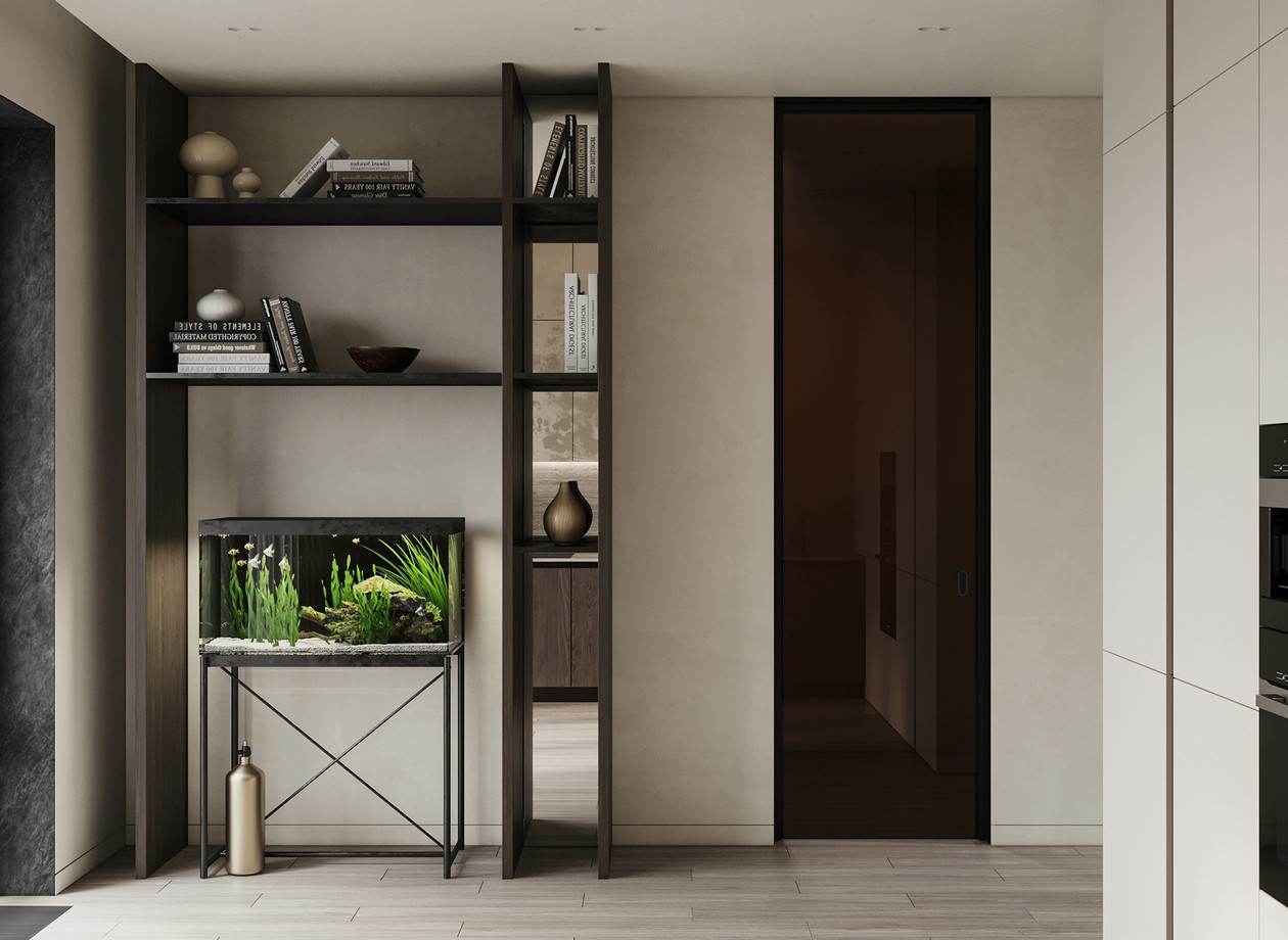 原木+高级灰 打造出精致舒适的居住空间-6