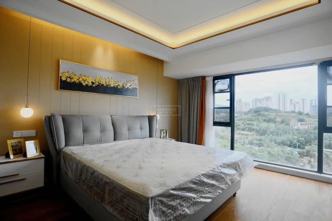 华润中央公园现代轻奢雅居丨紫苹果装饰集团-37