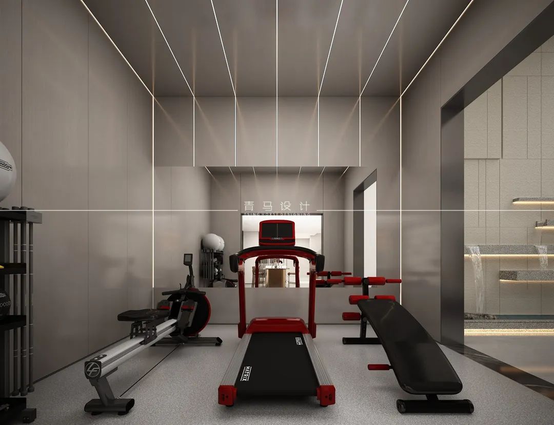 未央金茂府现代下叠别墅设计丨中国西安丨青马别墅设计-42