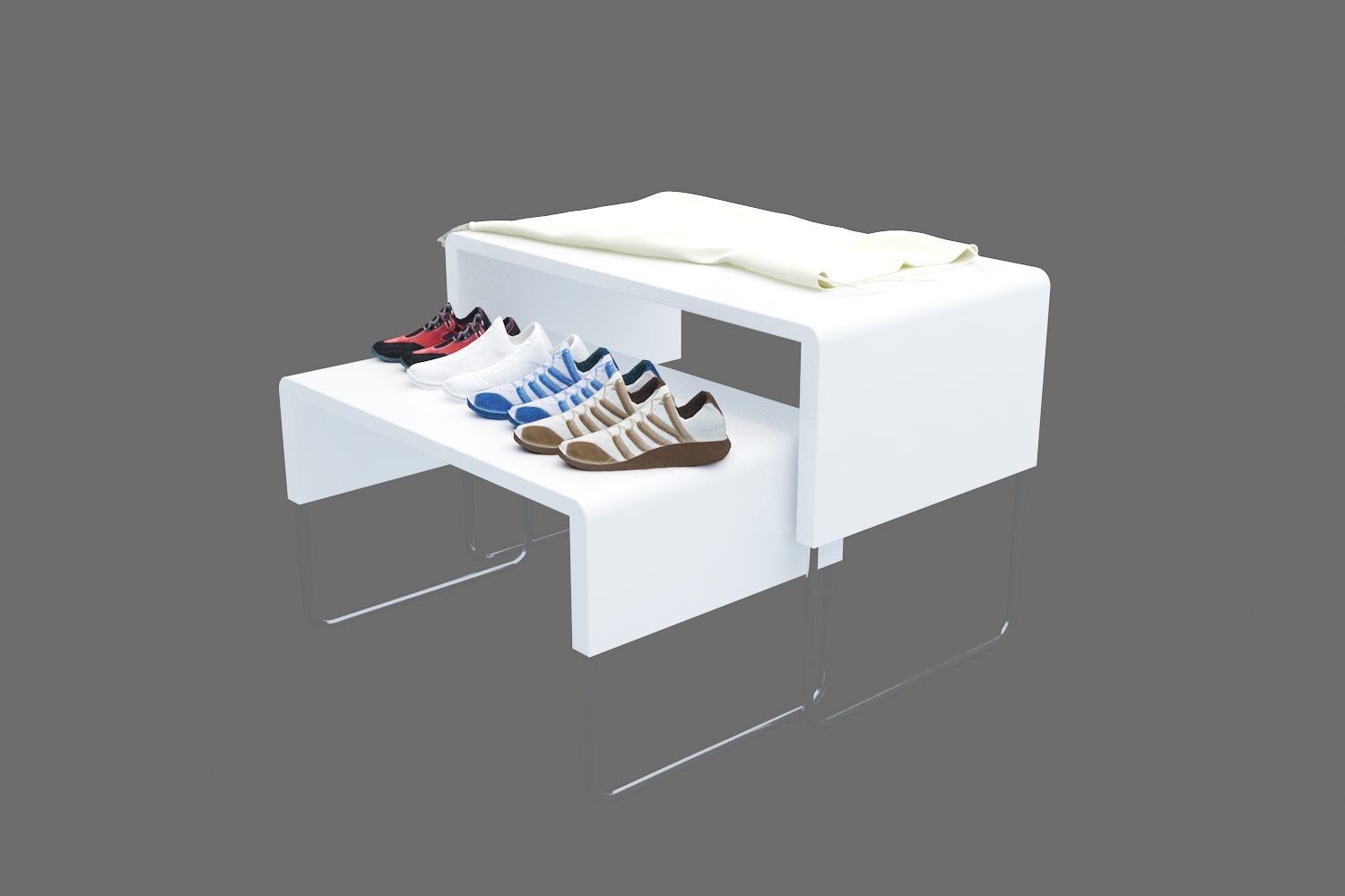 3D Rendering of Kids Cloth Showroom-4