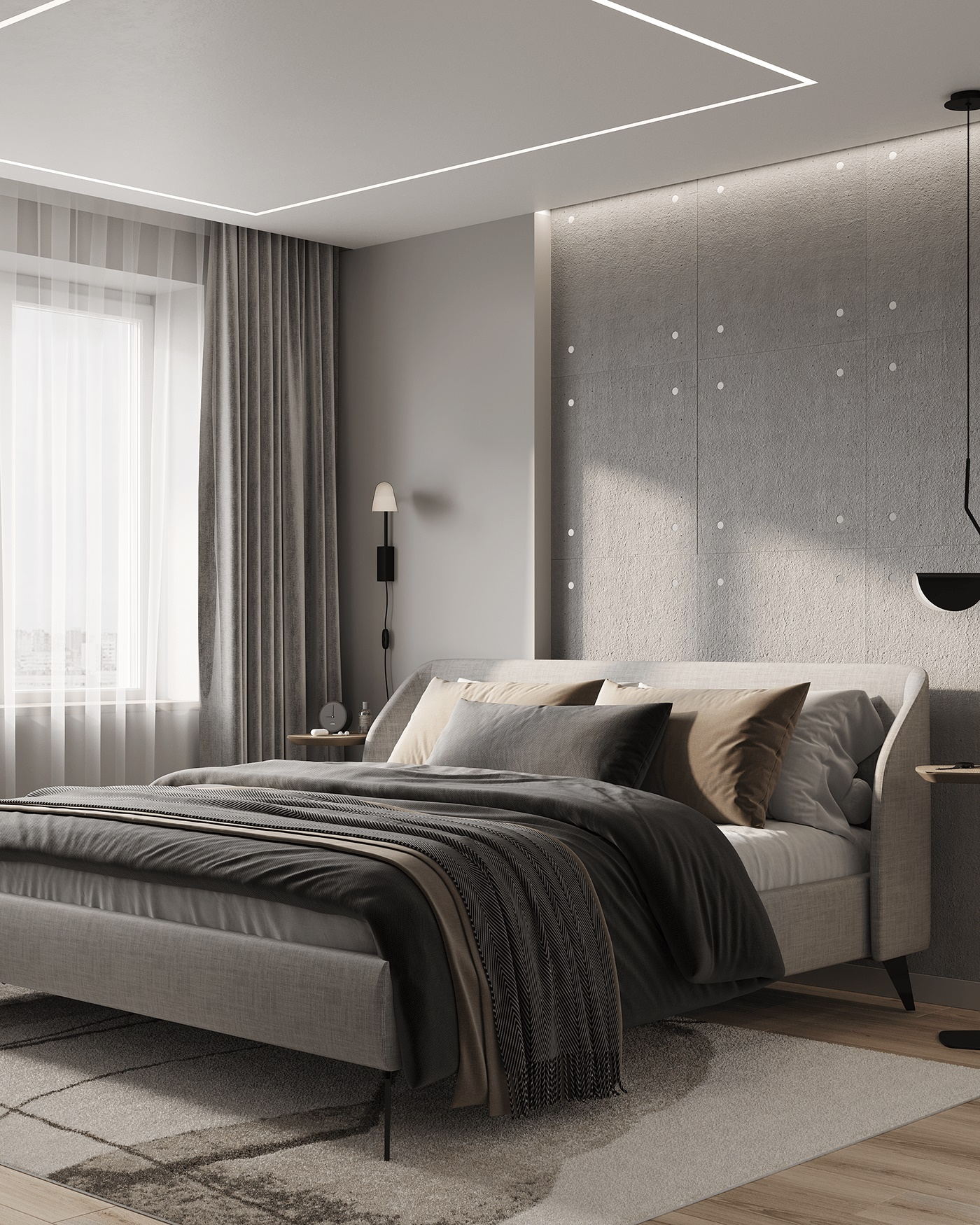 深色系小空间公寓设计 别样的精致！-10