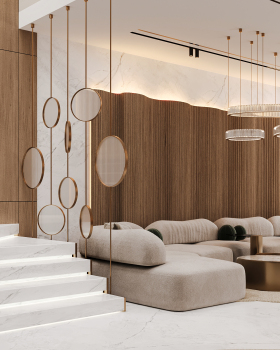 接待区和楼梯区设计丨Dot Studio Construction