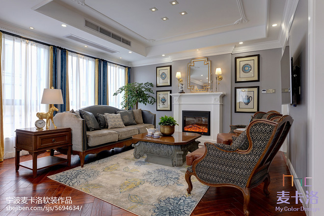 55万元三居140平米装修案例-11