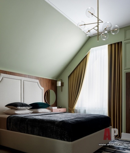 家庭住宅室内设计(靠近沙皇村的两层古典风格别墅)丨俄罗斯圣彼得堡丨TaupeHOME工作室(娜塔莉亚·谢苗诺娃领导)-55