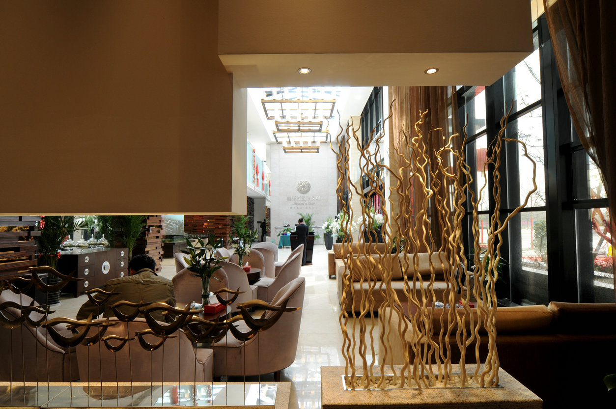 腾升装饰|焦作龙源湖国际广场售楼处装修工程-4