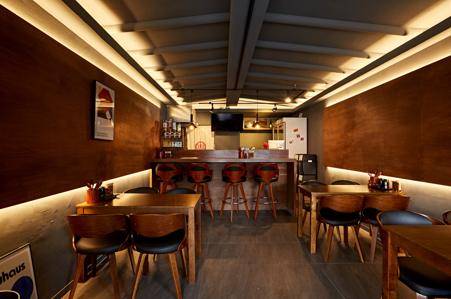 首尔餐厅设计 | 灯光与空间的完美融合-3