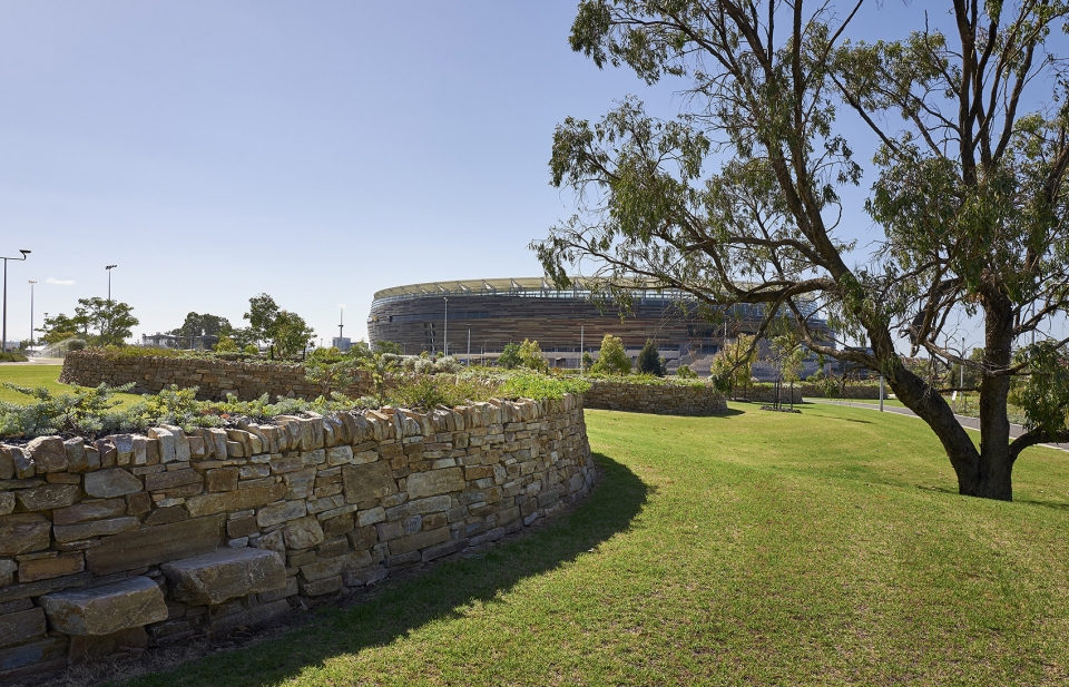 珀斯 Optus 体育场公园,绿色生态与原住民文化的融合-24