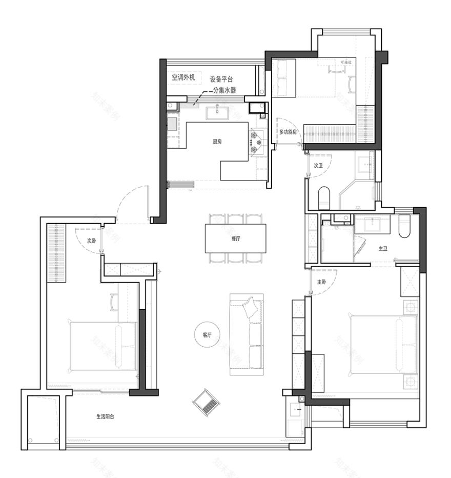 探索灵动现代的艺术之家丨中国汕头丨新一设计-29