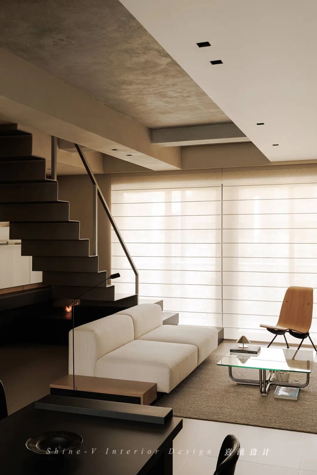 熹维设计原创实景 · 《隐序》上海113㎡ Loft丨中国上海-51