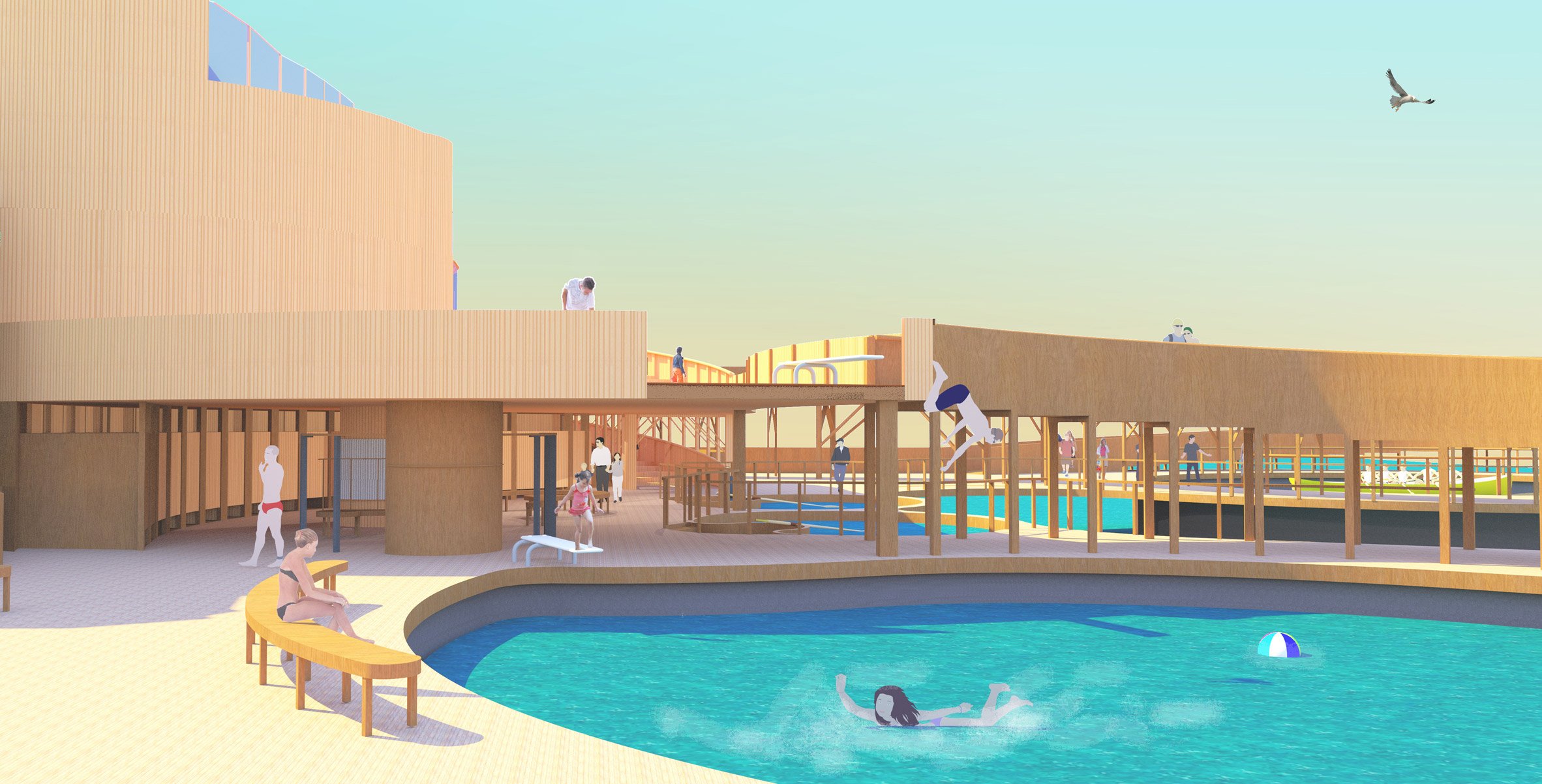 遥远岛屿的文化中心 | Falmouth 大学毕业生为 Scilly 群岛设计社区中心-34